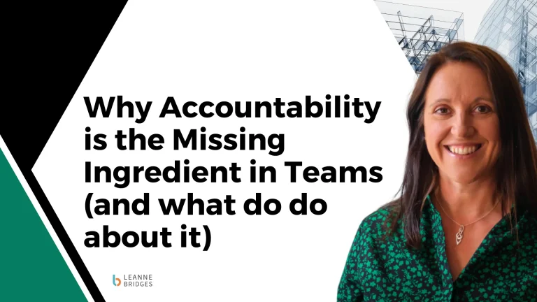 The Question Every Leader Asks: “How To Hold Team Accountable & Get The Job Done”