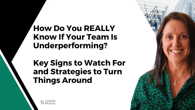 How Do You REALLY Know If Your Team Is Underperforming? Key Signs to Watch For and Strategies to Turn Things Around