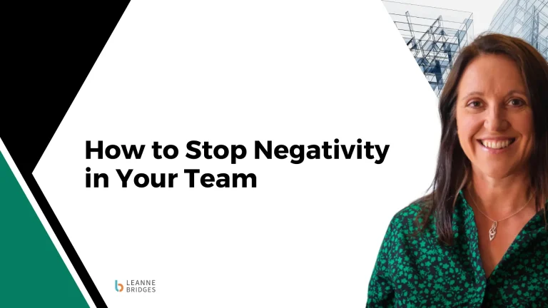 How to Stop Negativity in Your Team